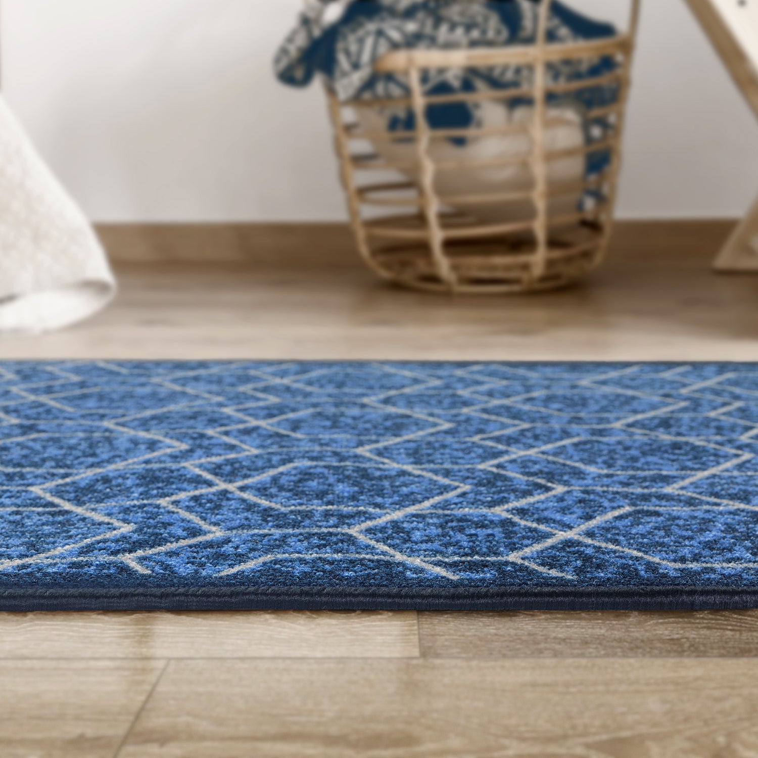 By Cocoon Washable Blue Rug