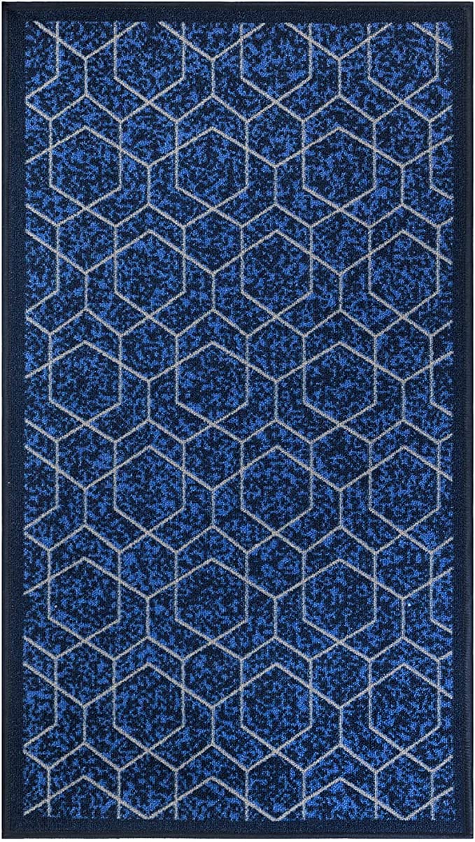 By Cocoon Washable Blue Rug