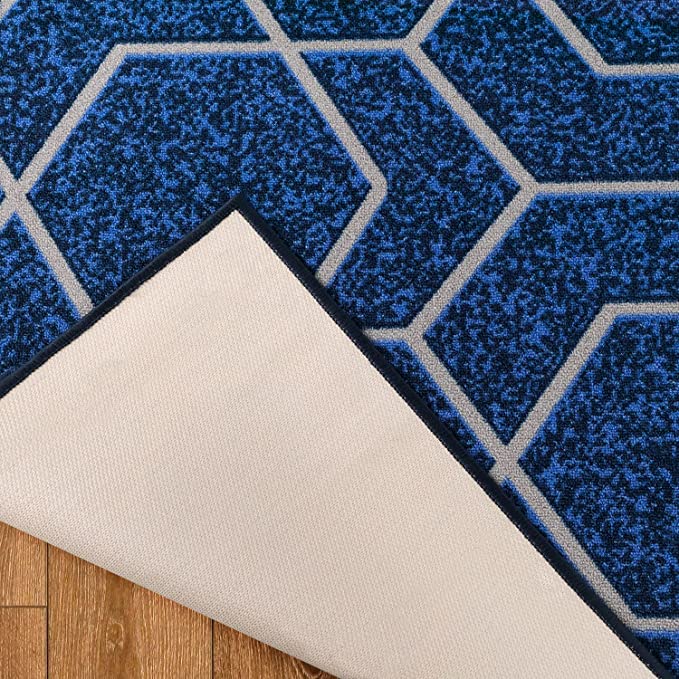 By Cocoon Washable Blue Rug